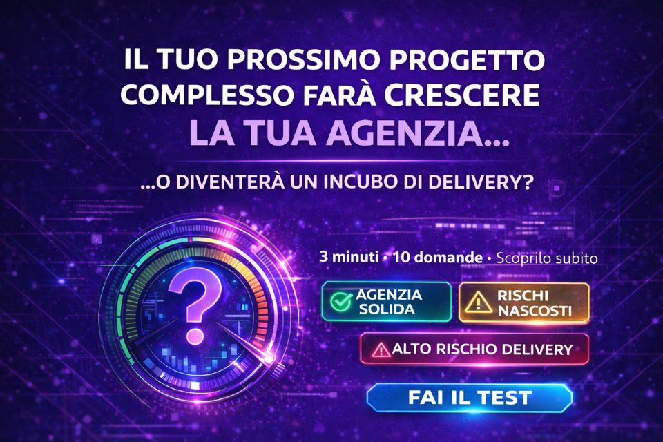 Test di Rischio Tecnico per Agenzie